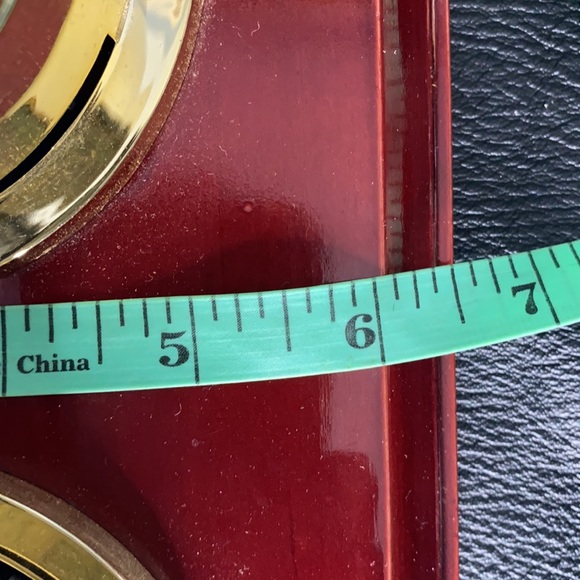 . Vintage Wood Wall Barometer - Weather Station Barometer Hygrometer Thermometer - Picture 5 of 6